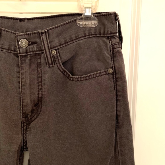 Mens Levi's 514 White Tab Straight Fit Jeans Grey Size 29/ 32 - Picture 3 of 14